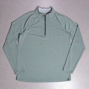 Free Fly Performance Bamboo Stretch Green 1/4 Zip Men's Large Fishing Outdoors